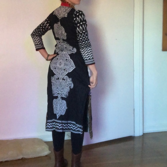 Gorgeous Handmade Ethnic Indian Long Tunic - Picture 2 of 5